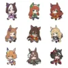 Umamusume: Pretty Derby Petanko Trading Rubber Strap Vol.1. random each of 9
