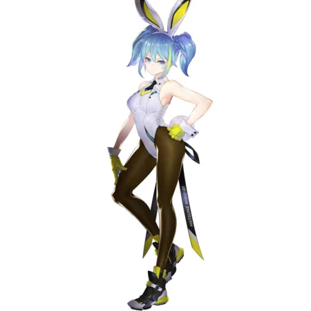 HATSUNE MIKU BICUTE BUNNIES STREET YELLOW COLOR FIGURE