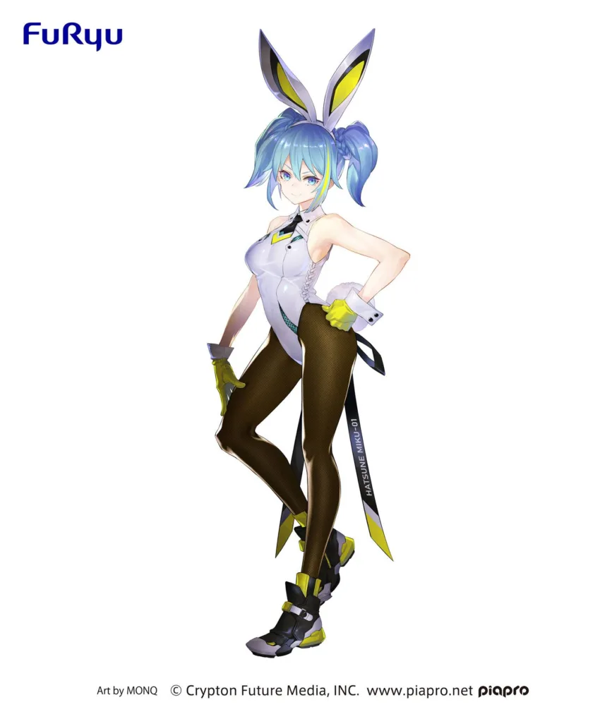HATSUNE MIKU BICUTE BUNNIES STREET YELLOW COLOR FIGURE