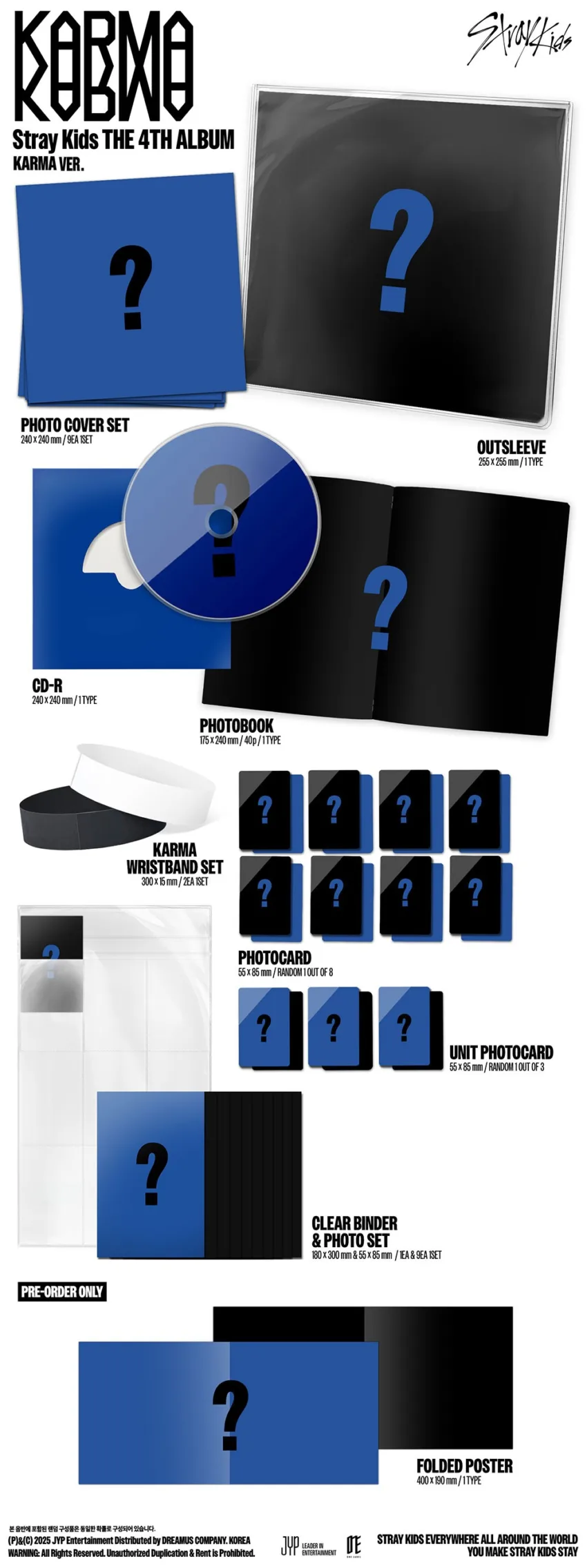 Pre-order: STRAY KIDS - THE 4TH ALBUM [KARMA] (KARMA VER.)