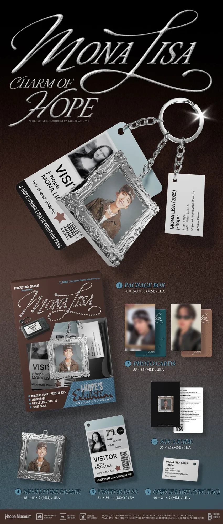 J-HOPE - CHARM OF HOPE ('MONA LISA' VER.)