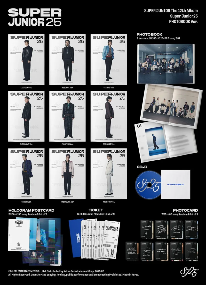 SUPER JUNIOR - THE 12TH ALBUM [SUPER JUNIOR25] (PHOTOBOOK VER.)