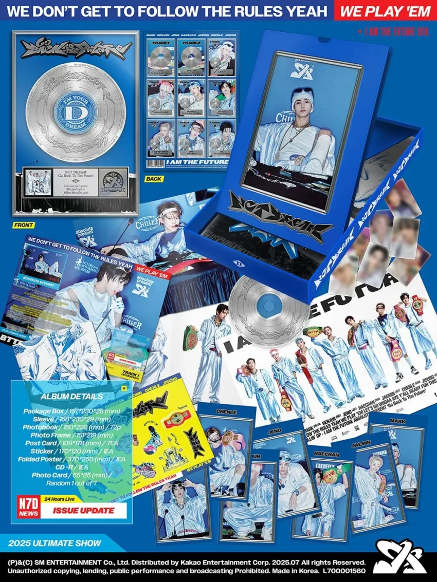 NCT DREAM - 5TH ALBUM [GO BACK TO THE FUTURE] (I AM THE FUTURE VER.)