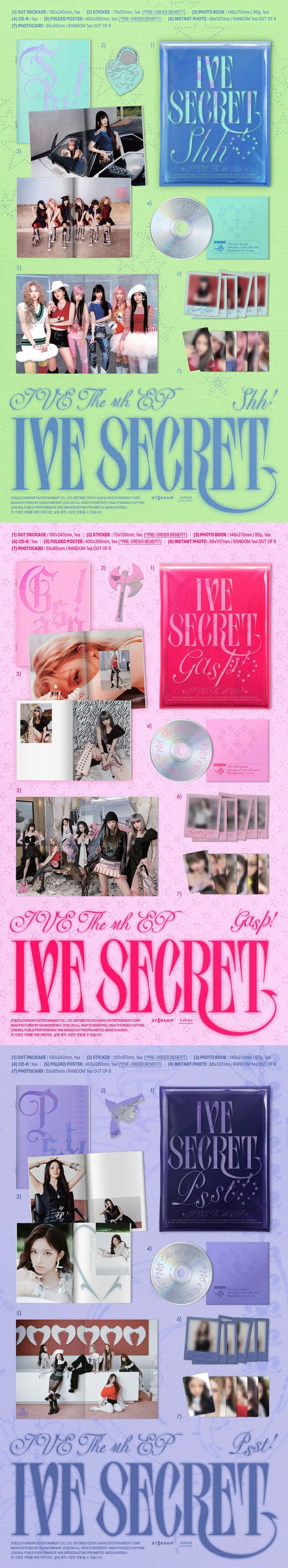 IVE - THE 4TH EP [IVE SECRET] A RANDOM VER.
