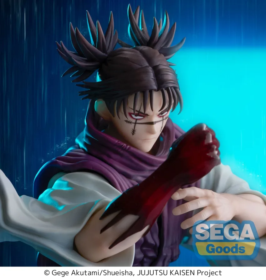 Pre-order:  JUJUTSU KAISEN FIGURIZMA CHOSO FLOWING RED SCALE STACK FIGURE. ESTIMATED SHIP DATE: SEPTEMBER 2025