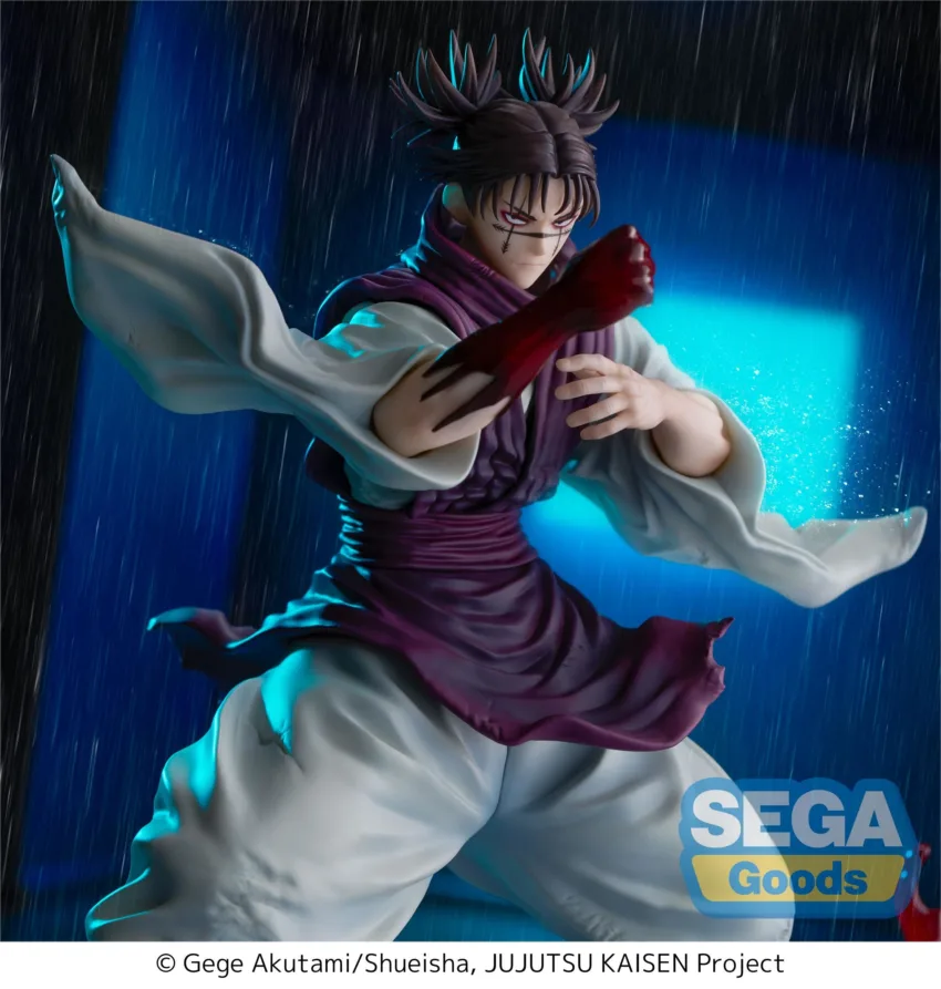 Pre-order:  JUJUTSU KAISEN FIGURIZMA CHOSO FLOWING RED SCALE STACK FIGURE. ESTIMATED SHIP DATE: SEPTEMBER 2025