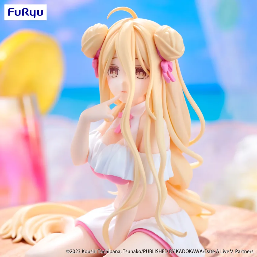 DATE A LIVE MUKURO HOSHIMIYA SWIMSUIT NOODLE STOPPER FIG