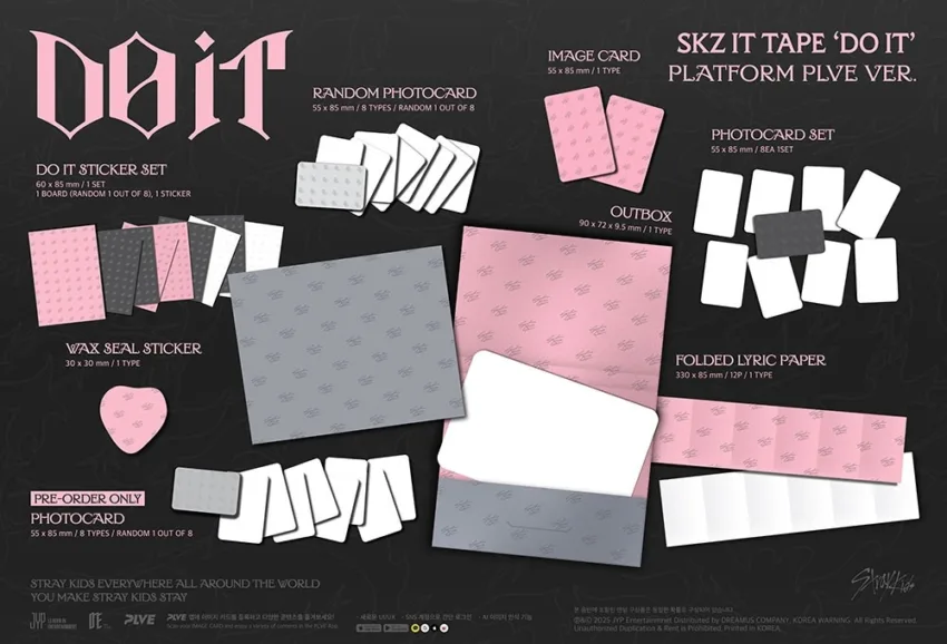PRE-ORDER: POB- STRAY KIDS - SKZ IT TAPE [DO IT] (PLATFORM PLVE VER.)