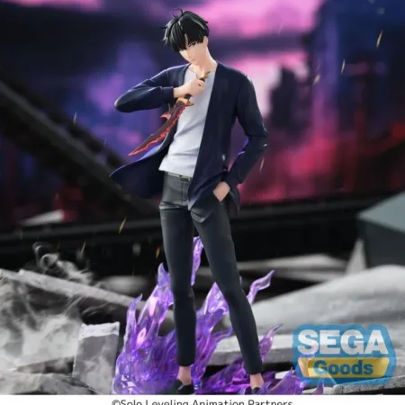 Pre-order: Solo Leveling Xross Link Sung Jinwoo Figure. Est ship date April 2026