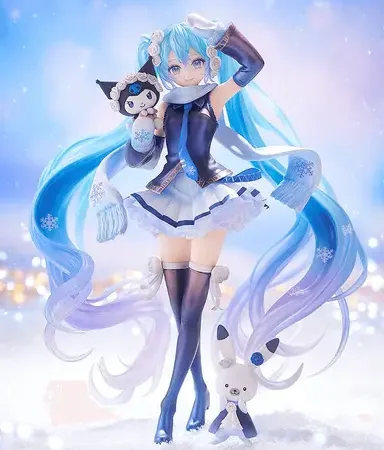 Pre-order: Snow Miku x Kuromi 1/7 Pvc Figure. Estimate ship date: November 2026