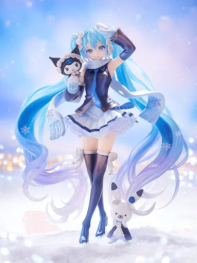 Pre-order: Snow Miku x Kuromi 1/7 Pvc Figure. Estimate ship date: November 2026
