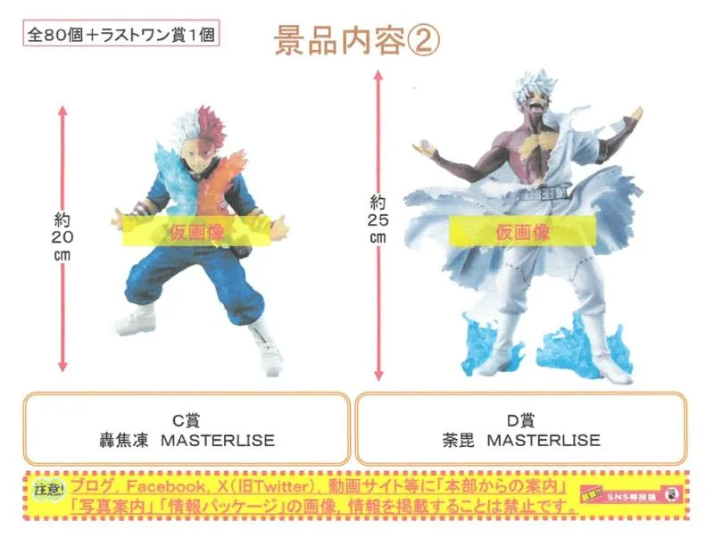 coming soon: 80 tickets My Hero Academia - Banpresto Ichiban Kuji full set - Shiawase no ue ni