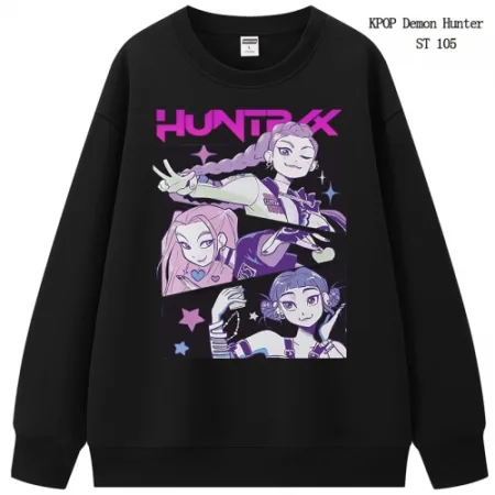 KPOP DEMON HUNTERS - THE HUNTR/X - SWEATER - SMALL SIZE ADULT