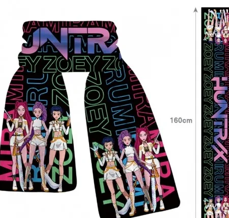 KPOP DEMON HUNTERS SCARF - THE HUNTR\X 23CM -160CM