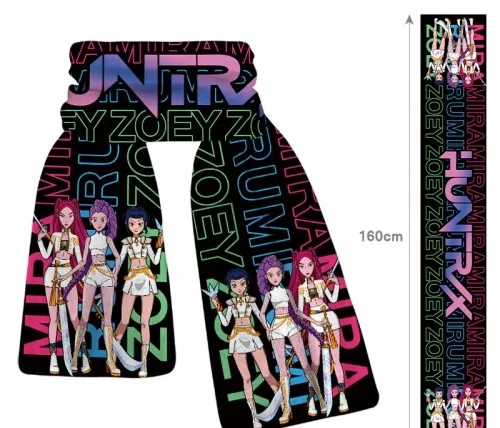 KPOP DEMON HUNTERS SCARF - THE HUNTR\X 23CM -160CM