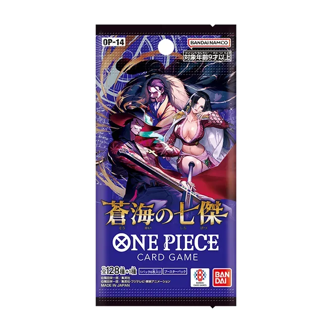 cOMING SOON: One Piece Card - Bandai One Piece Card Game Booster Pack The Azure Sea's Seven OP-14 - Box of 24 packs. sold PER PACK