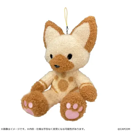 Monster Hunter Wilds Stuffed Felyne Teddy PLUSH