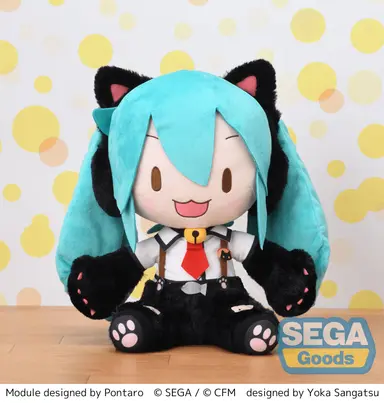 Pre order: fuwa petit Hatsune Miku: Project DIVA Arcade Future Tone Plush Kitty Cat. EST SHIP DATE FEB 2026