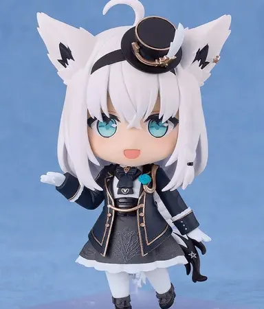 Pre order: Nendoroid Shirakami Fubuki Parade Dress Outfit Version ACTION FIGURE. EST SHIP DATE APR 2026